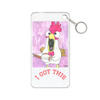 Rooster Booster Keychain Charm
