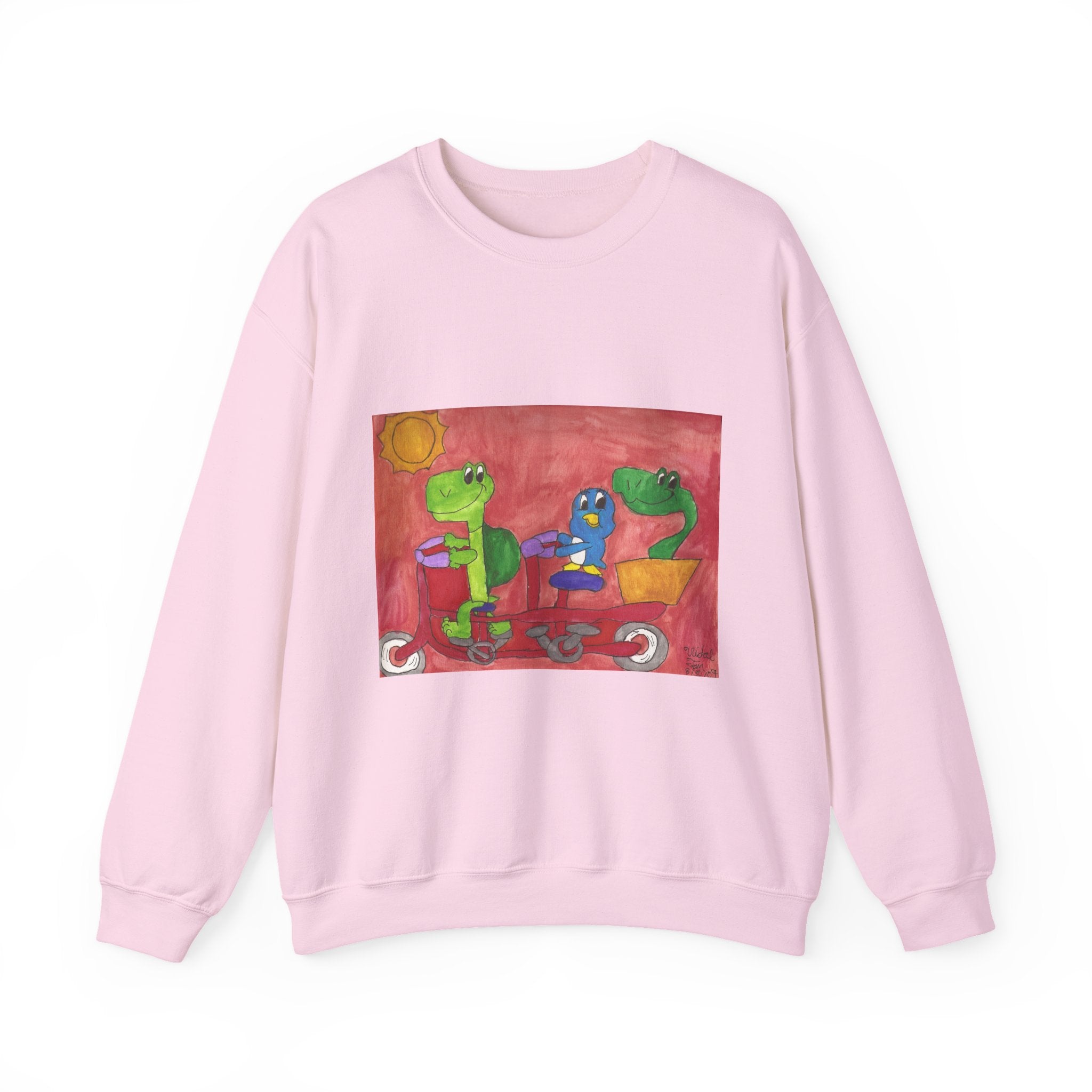 A Bicycle Built For Two Crewneck Sweatshirt