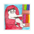 Couch Cat Sticker