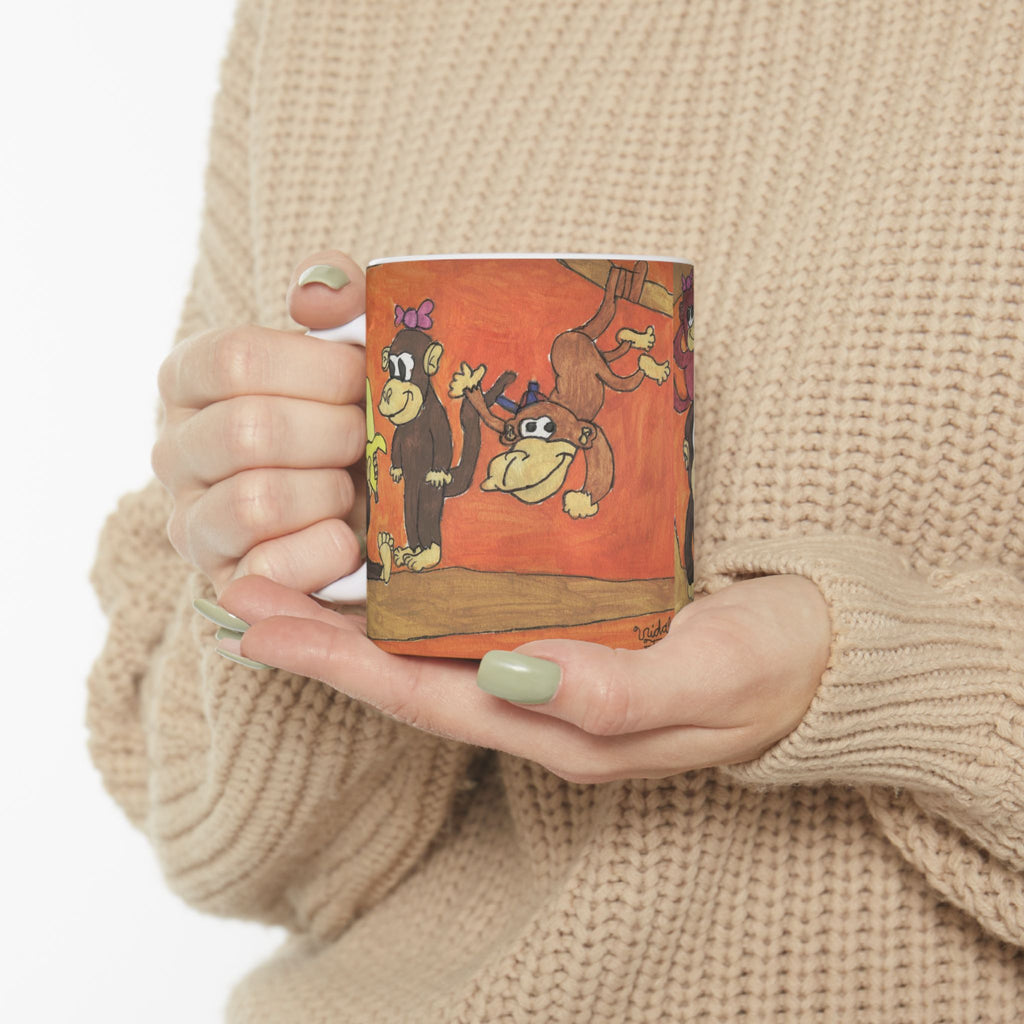 Monkey Family Mug