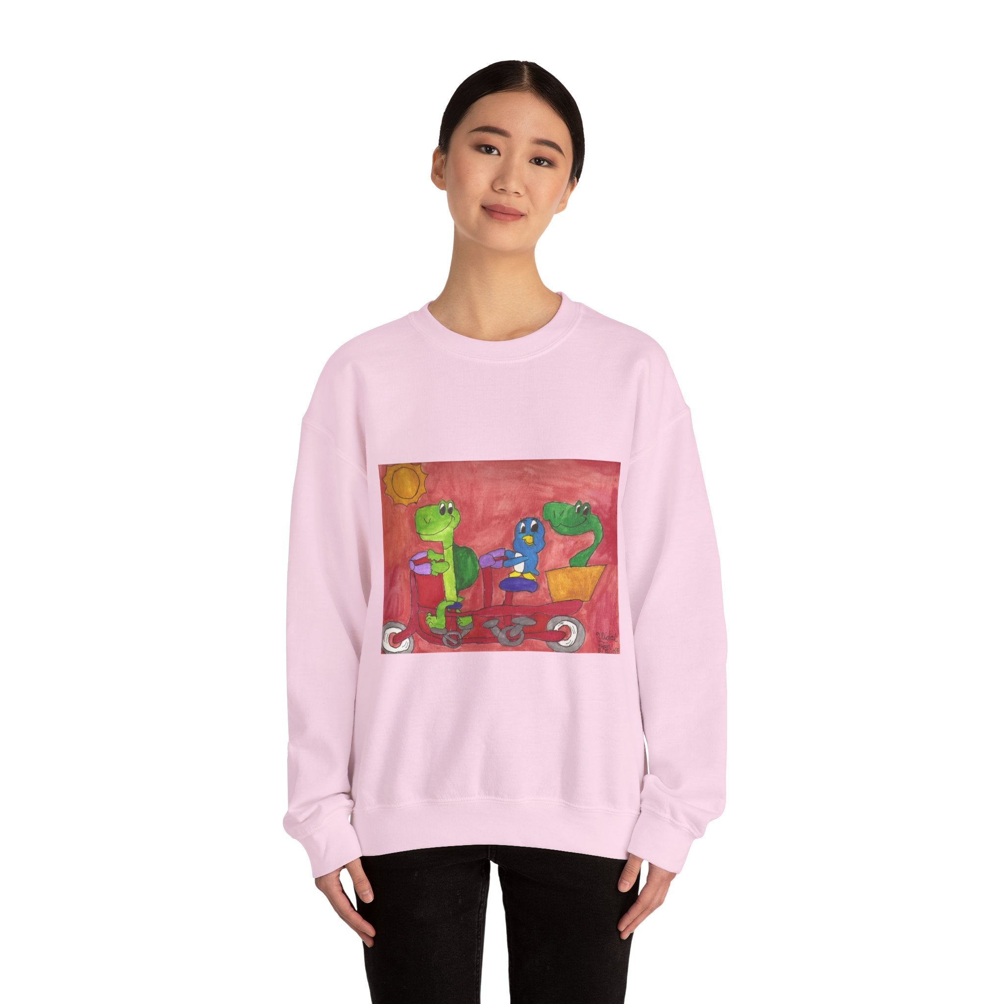 A Bicycle Built For Two Crewneck Sweatshirt