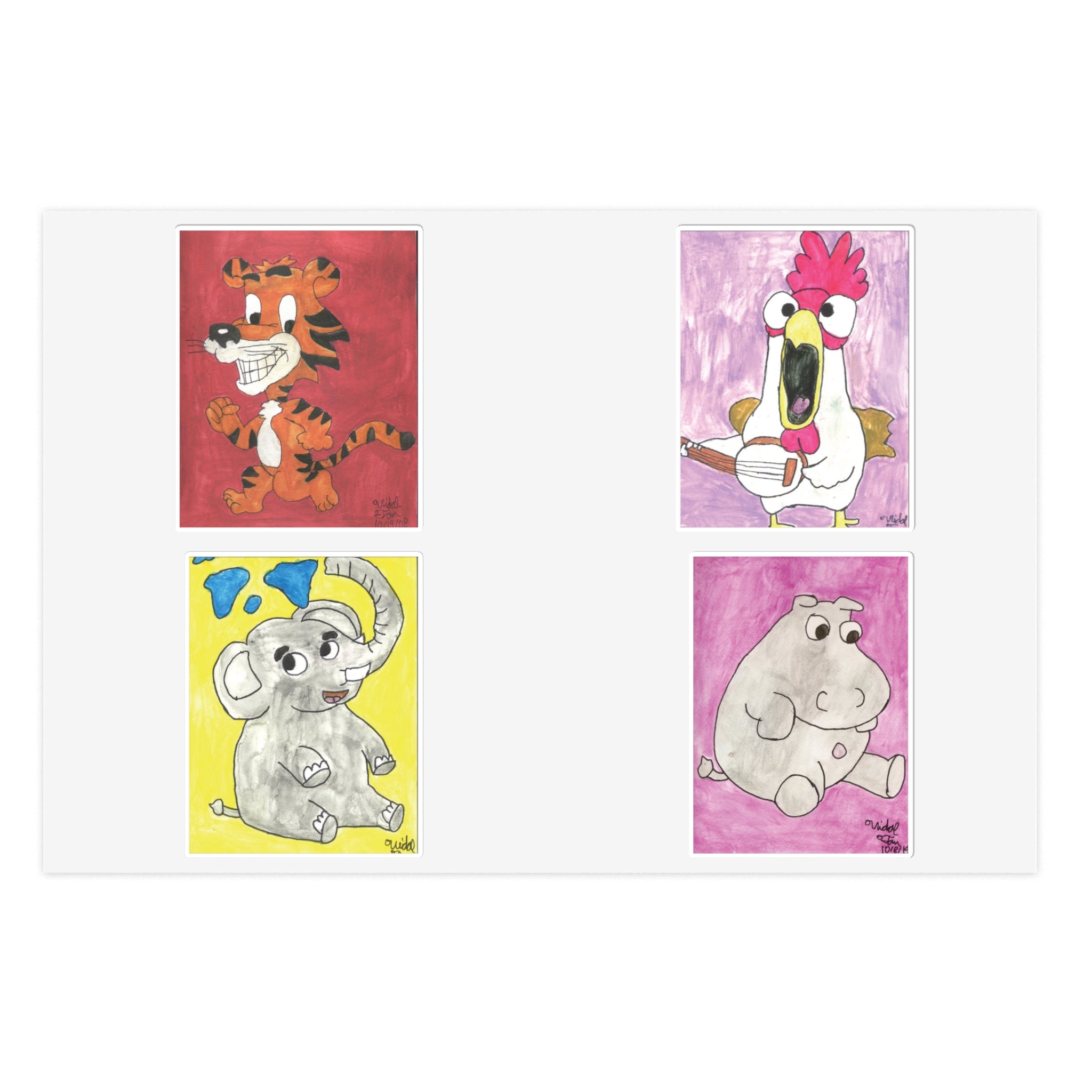 Animal Sticker Sheet