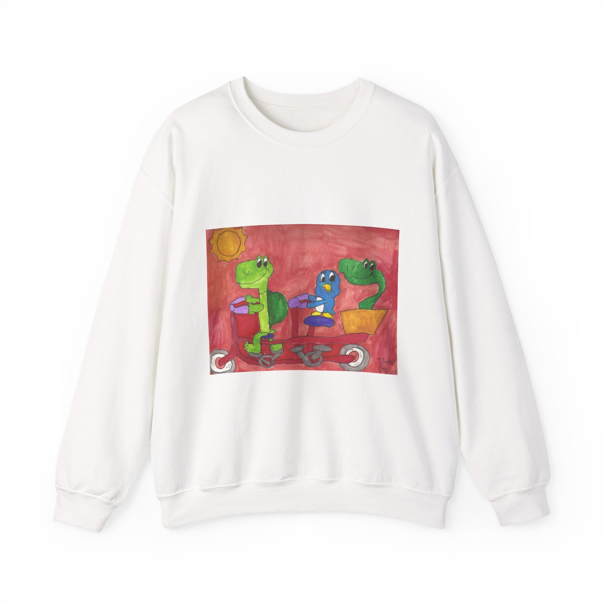 A Bicycle Built For Two Crewneck Sweatshirt
