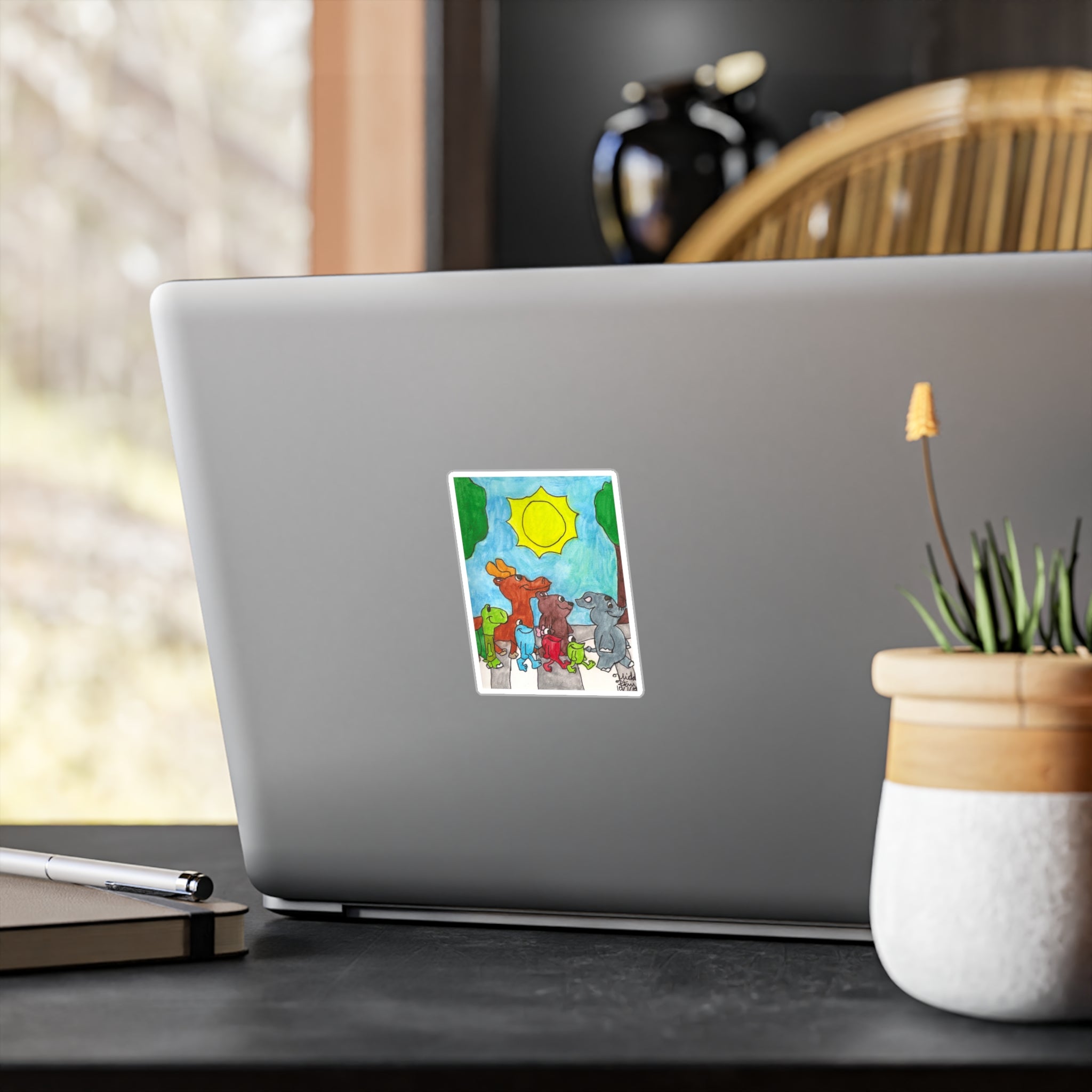 Happy Road Vinyl Decal