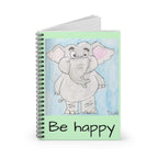 Be Happy Spiral Notebook
