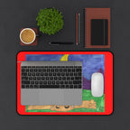 I See the Moon Desk Mat