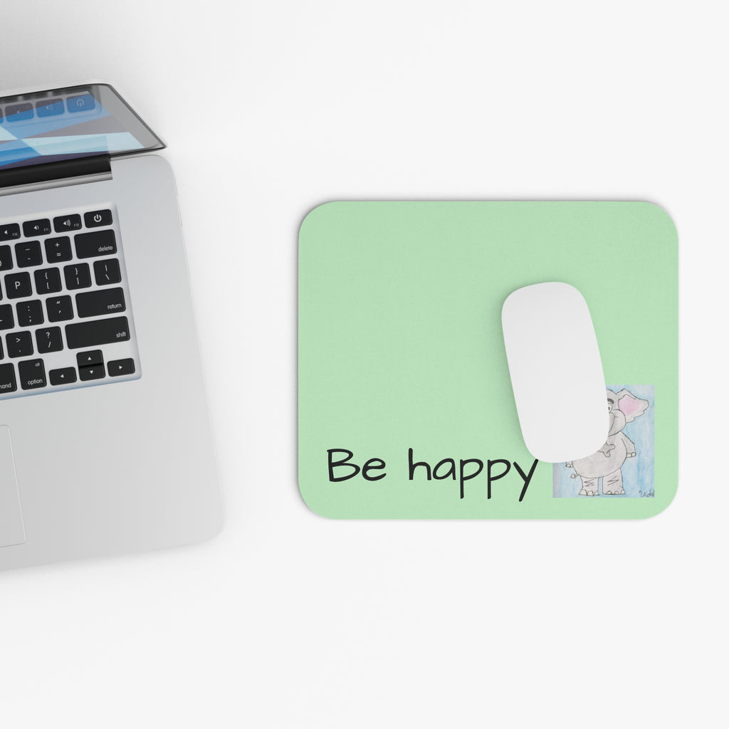 Be Happy Mouse Pad