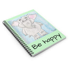 Be Happy Spiral Notebook