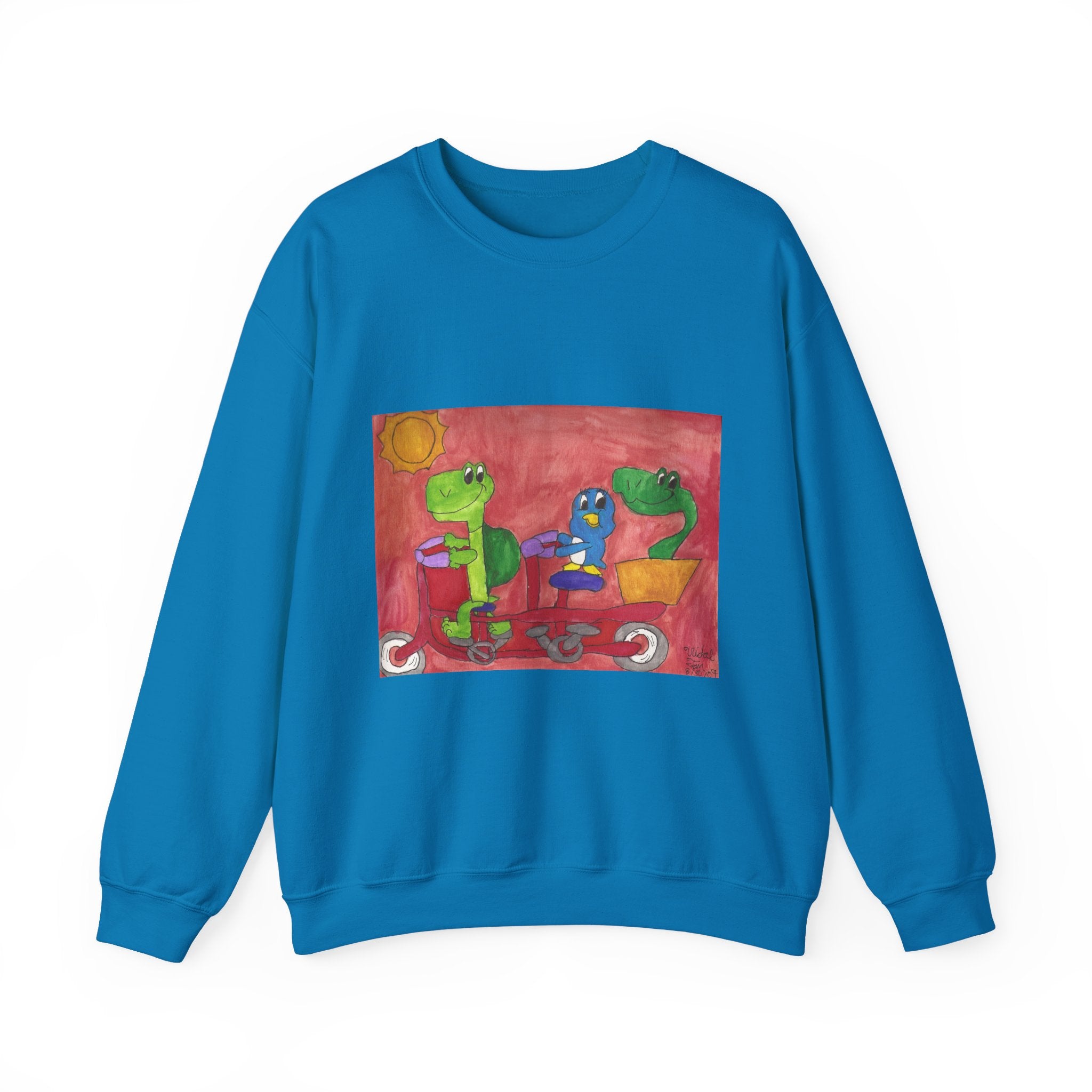 A Bicycle Built For Two Crewneck Sweatshirt