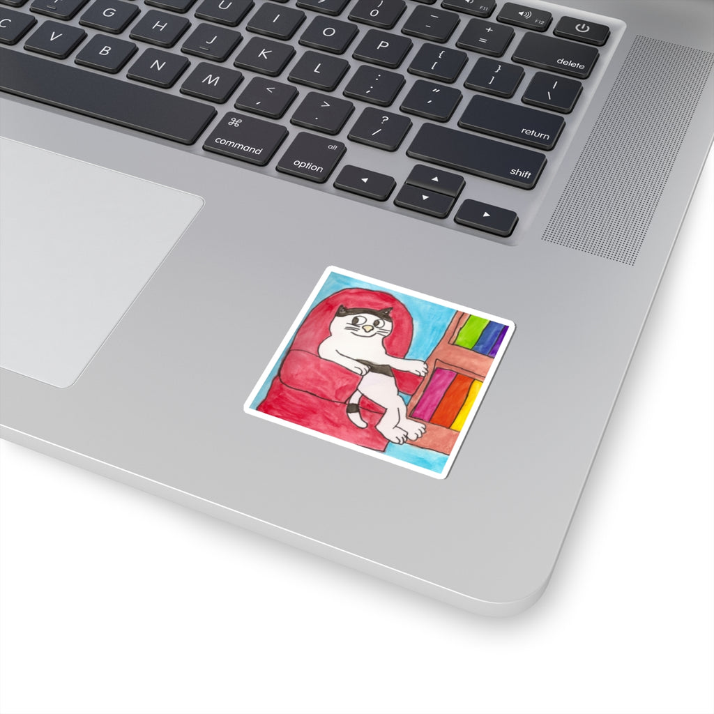 Couch Cat Sticker