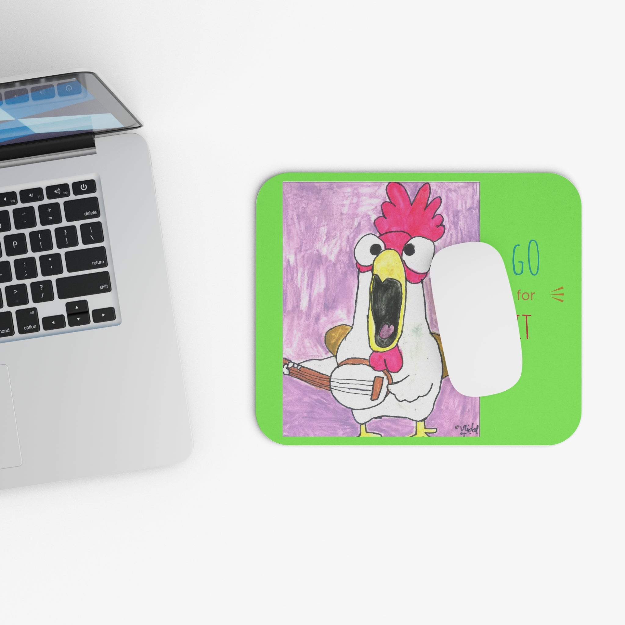 Rooster Booster Mouse Pad