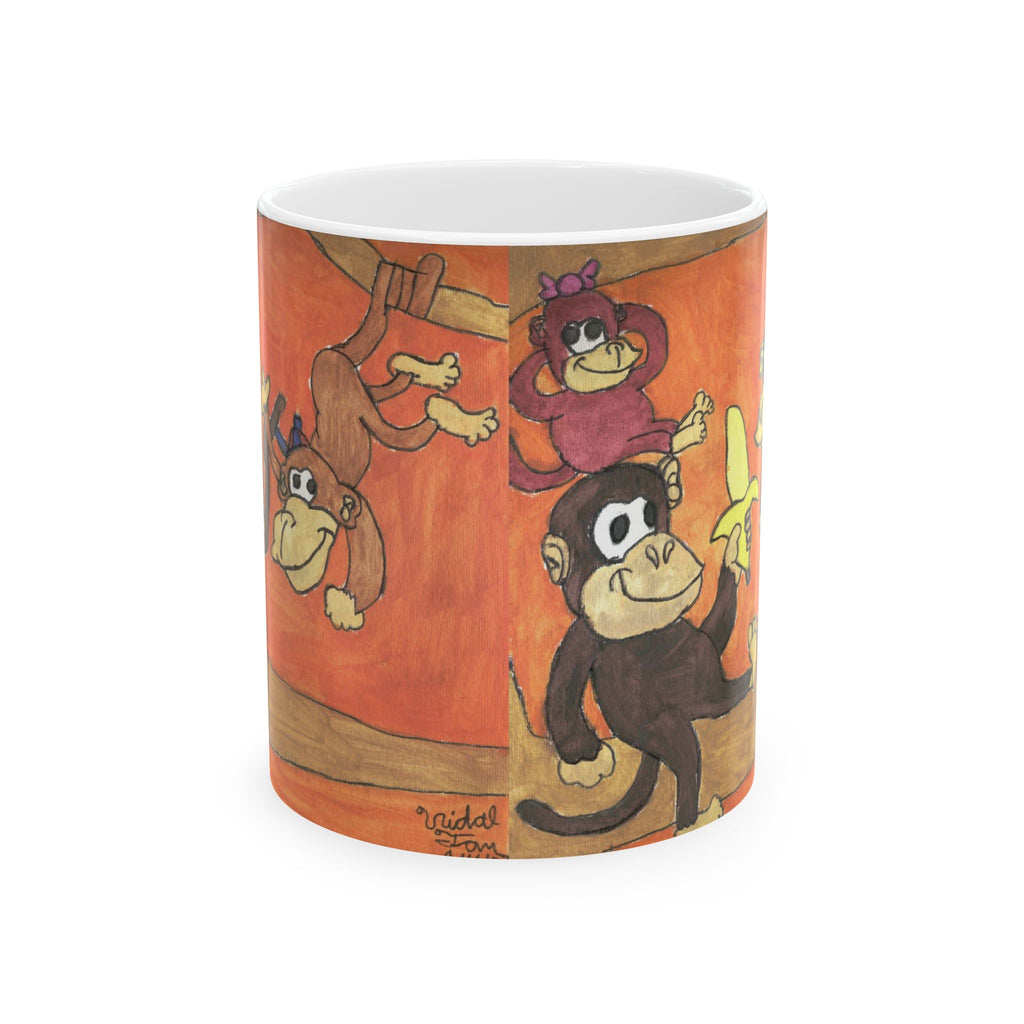 Monkey Family Mug