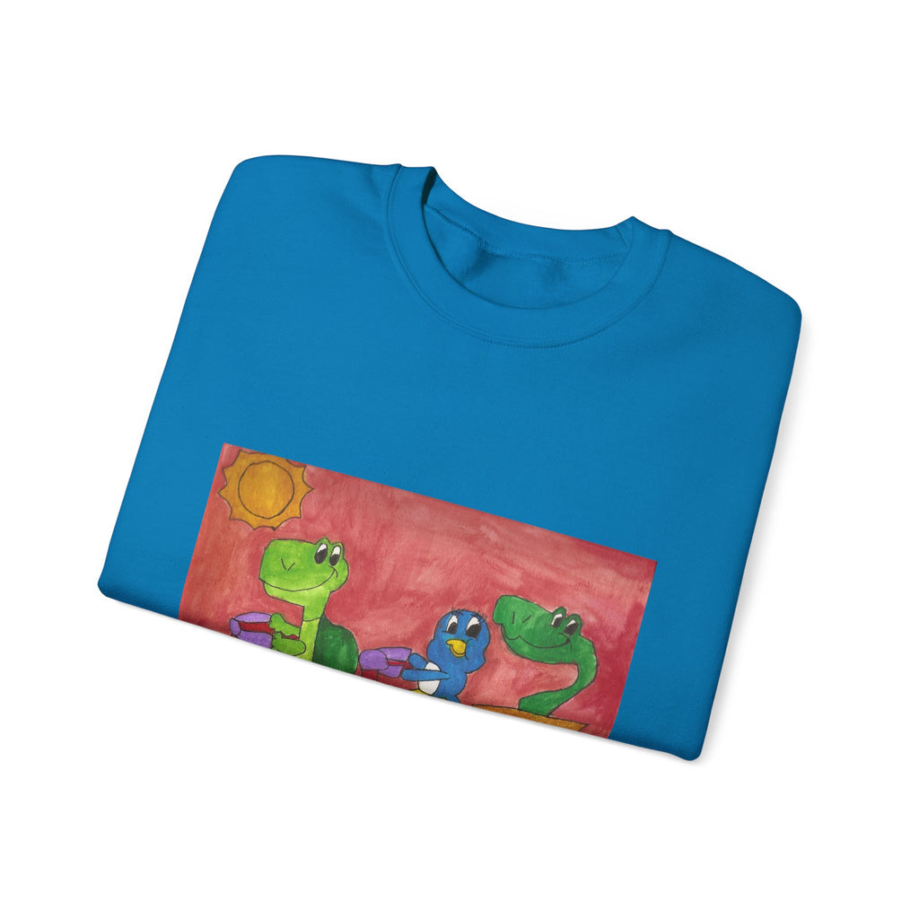 A Bicycle Built For Two Crewneck Sweatshirt
